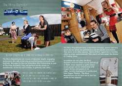 The Story Republicans have a repertoire of songs, poems and very