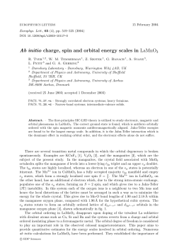 Ab initio charge, spin and orbital energy scales in LaMnO3