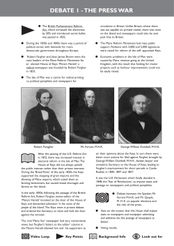 OHK Debate 1 - Manx National Heritage