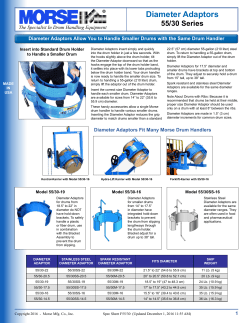 Diameter Adaptors