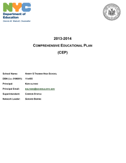 2013-2014 (CEP) - New York City Department of Education
