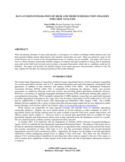 data fusion/integration of high and medium resolution