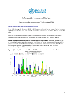 Influenza at the Human-Animal Interface