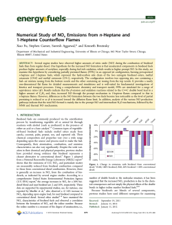 Numerical Study of NOx Emissions from n