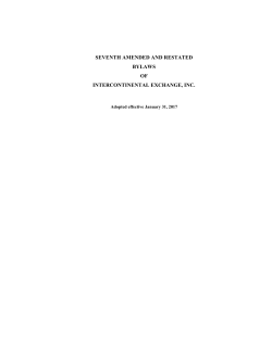 seventh amended and restated bylaws of - Investors