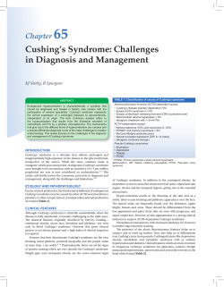 Cushing`s Syndrome: Challenges in Diagnosis and Management