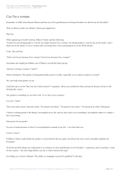 Cuz I`m a woman - Patriot Retort