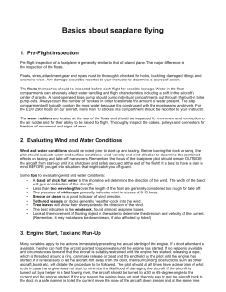 Basics of seaplane flying