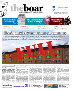 Fresh anxiety: no room on campus