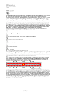 EEC Computers - Ford Truck Enthusiasts