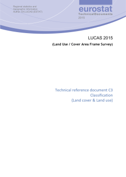 LUCAS 2015 Technical reference document C3