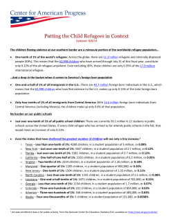 Putting the Central American Children in Context