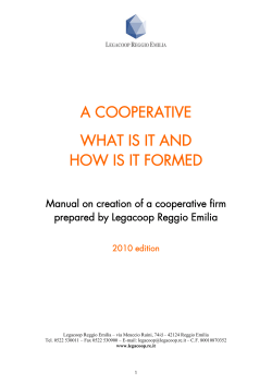 a cooperative what is it and how is it formed