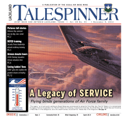 A Legacy of SERVICE - San Antonio Express-News