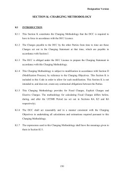 Charging Methodology issue 1.0