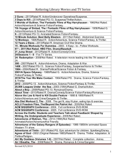 Kettering Library Movies and TV Series