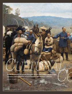 Artist Benjamin Wu paints dynamic scenes that reflect the heritage