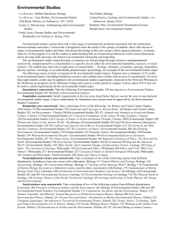 Environmental Studies