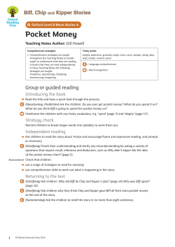 Pocket Money - Oxford University Press