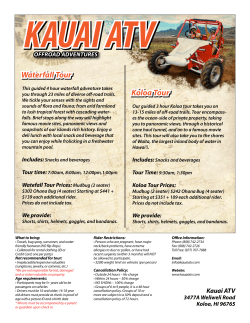 Kauai ATV - Koloa Zipline