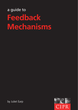 A Guide To Feedback Mechanisms