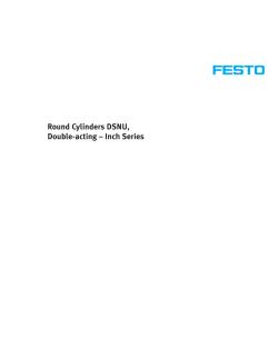Round Cylinders DSNU, Double-acting &ndash; Inch Series