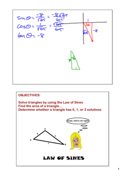LAW OF SINES