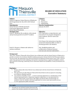 Action to Approve School District of Elmbrook 66.03 Agreement for