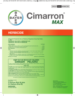 Cimarron Max - Backed By Bayer