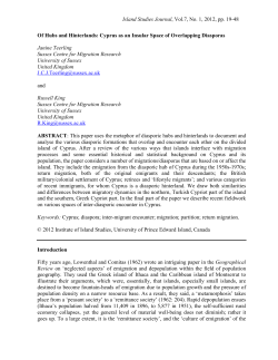 Of Hubs and Hinterlands - Island Studies Journal