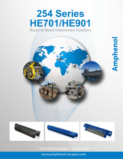 254 DF / HE901 - Amphenol Socapex