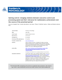 Gaining control: changing relations between executive