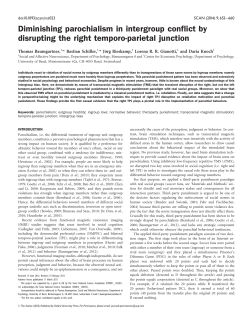 Diminishing parochialism in intergroup conflict by