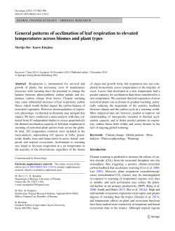 Slot M, Kitajima K. 2015. - Tropical Forest Functional Ecology