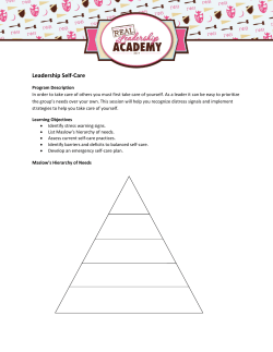 Leadership Self-Care