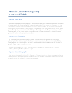 Pricing Info - Amanda Camden Photography