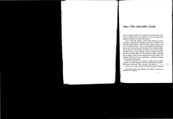 One: The Invisible Land