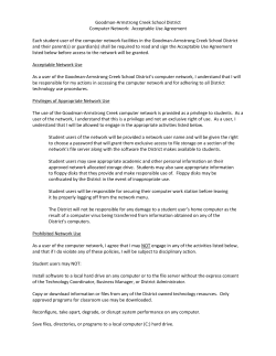 Computer Acceptable Use Policy - Goodman