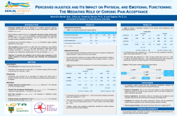 perceived injustice and its impact on physical and emotional