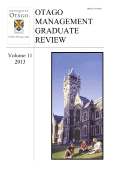 otago management graduate review