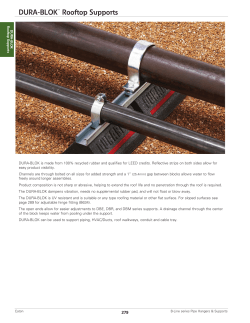 DURA-BLOK™ Rooftop Supports
