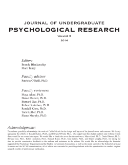 2014 - Western Connecticut State University