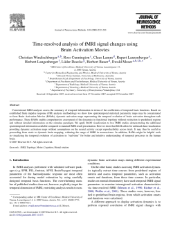 Time-resolved analysis of fMRI signal changes using Brain