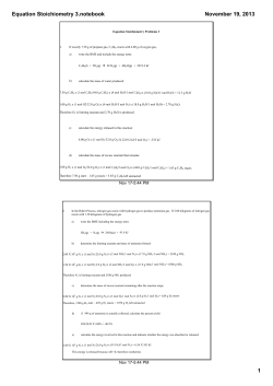 Equation Stoichiometry 3.notebook