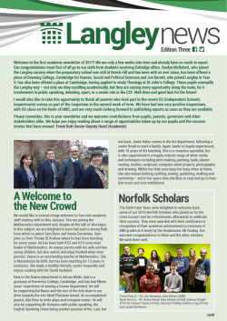 Edition Three - Langley School