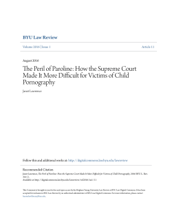 The Peril of Paroline: How the Supreme Court Made It More Difficult