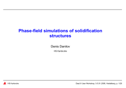 Phase-field simulations of solidification structures