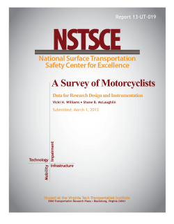 A Survey of Motorcyclists