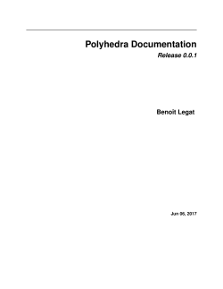 Polyhedra Documentation