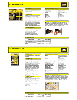 PATTEX SUPER GLUE - Shamal Al Arabi
